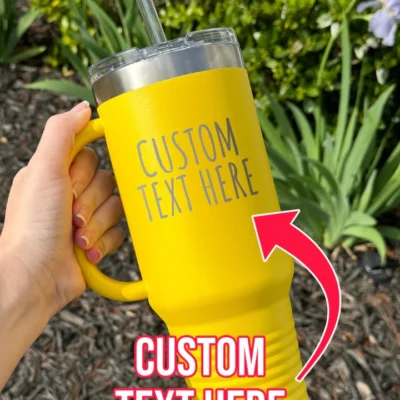 Custom tumbler