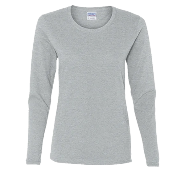 Gildan Ladies’ Cotton Long Sleeve T-Shirt