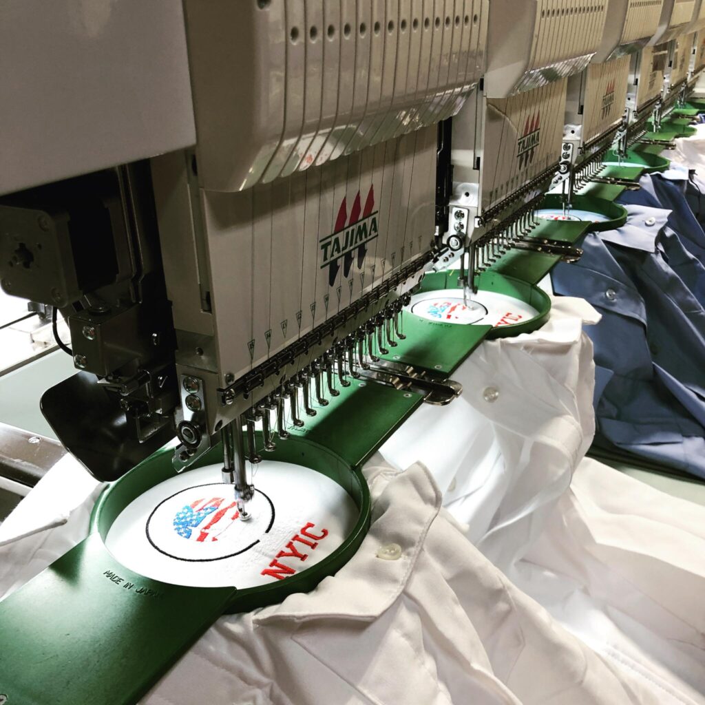 Custom Printing Services in Bronx Embroidery Process